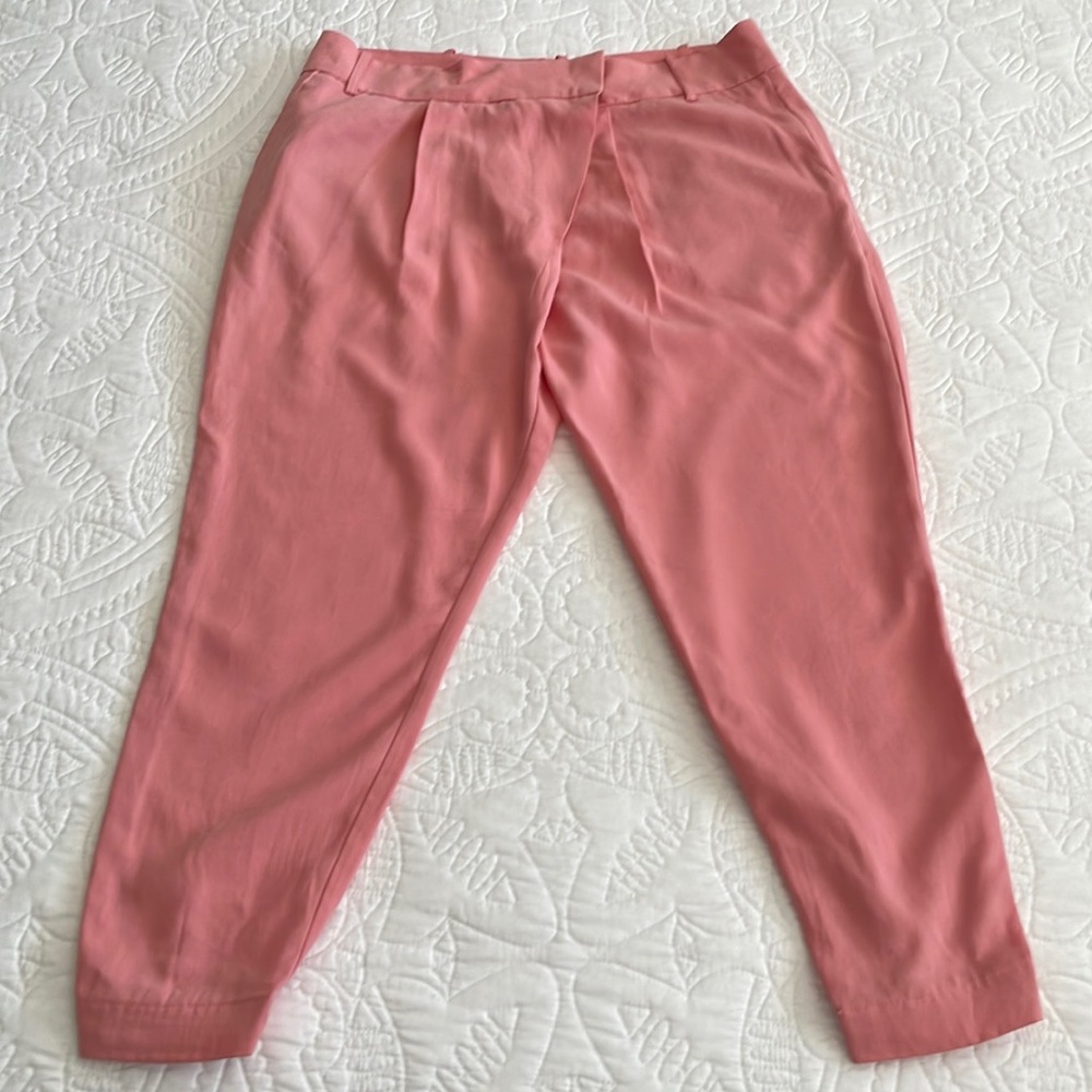 Zara Pink Crop Pants Size S